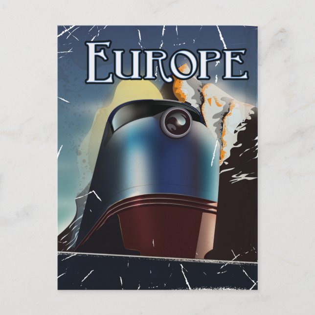 Europa Semester reseinformation Vykort (Framsida)