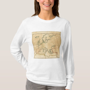Europa skisserar t-shirt