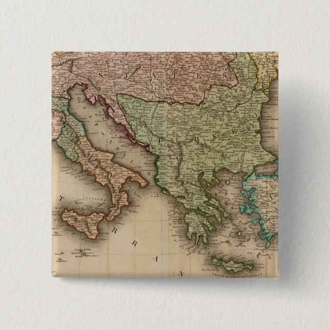 Europa söder knapp (Framsida)