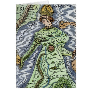 EUROPA SOM EN DROTTNING, 1588 HÄLSNINGSKORT