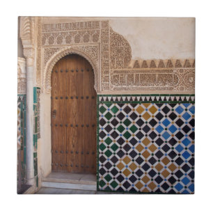 Europa, Spanien, Andalusien, Granada, Alhambra Kakelplatta