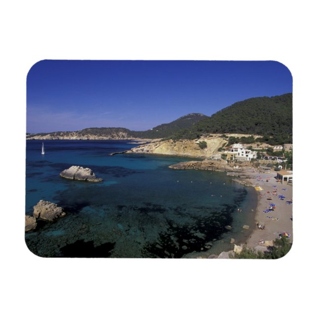 Europa, Spanien, Balearerna, Ibiza, Cala de Magnet (Horisontell)