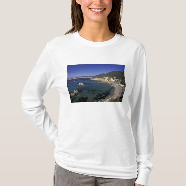 Europa, Spanien, Balearerna, Ibiza, Cala de Tee Shirt (Framsida)