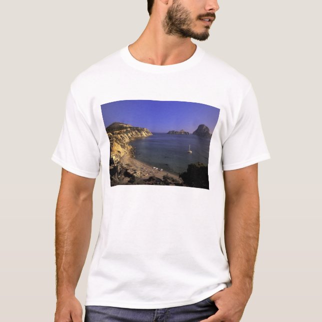Europa, Spanien, Balearerna, Ibiza, Cala d'Hort Tee (Framsida)