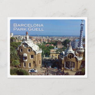 Europa - Spanien - Barcelona - Park Güell - Vykort