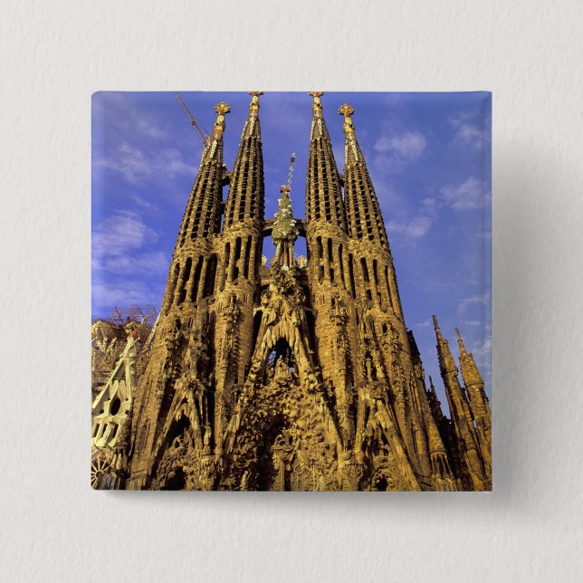 Europa, Spanien, Barcelona, Sagrada Familia Knapp (Framsida)