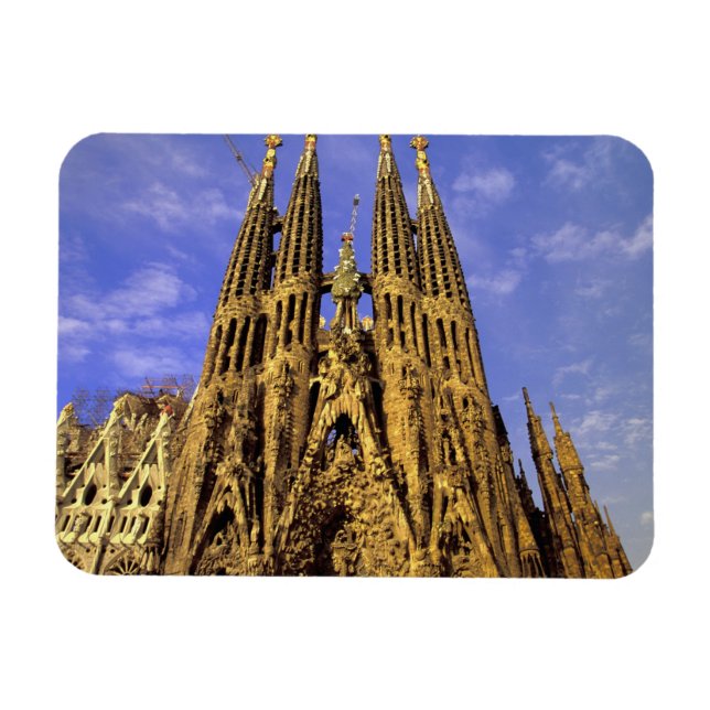Europa, Spanien, Barcelona, Sagrada Familia Magnet (Horisontell)
