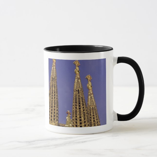 Europa, Spanien, Barcelona Sagrada Familia Mugg (Höger)