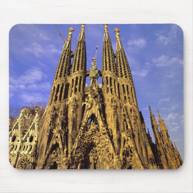 Europa, Spanien, Barcelona, Sagrada Familia Musmatta (Framsidan)