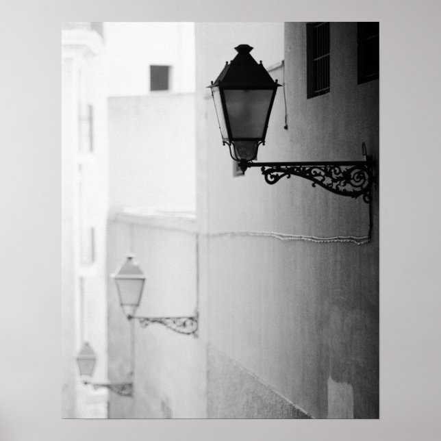 Europa, Spanien, Mallorca. Streelight, Palma Poster (Framsidan)