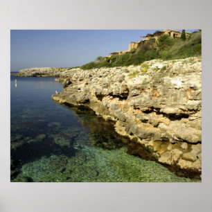Europa, Spanien, Minorca (alias Menorca), Binibeca Poster