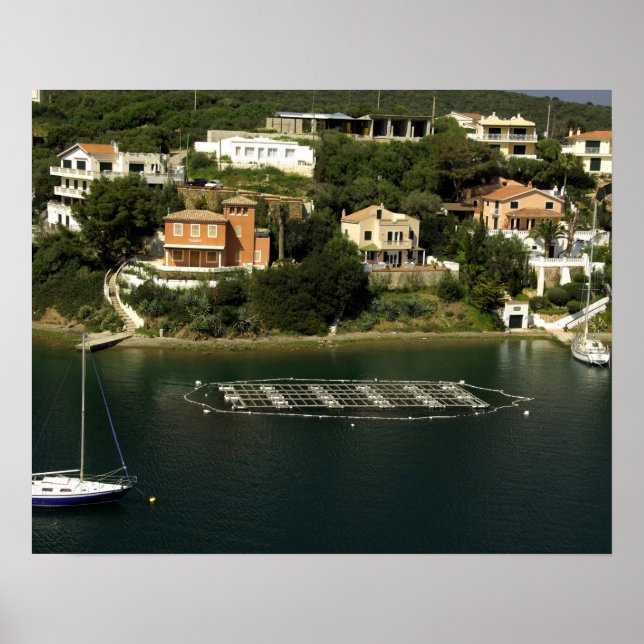 Europa, Spanien, Minorca (alias Menorca). Fisk Poster (Framsidan)