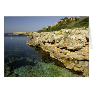 Europa, Spanien, Minorka (även Menorca), Binibeca. Hälsningskort
