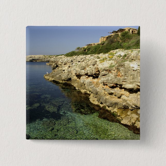 Europa, Spanien, Minorka (även Menorca), Binibeca. Knapp (Framsida)