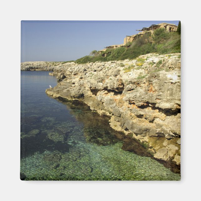 Europa, Spanien, Minorka (även Menorca), Binibeca. Magnet (Framsidan)