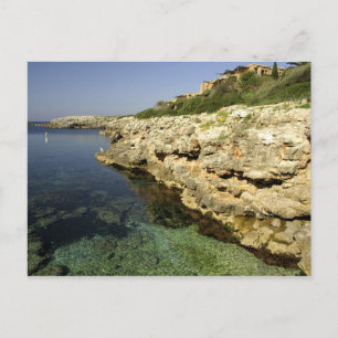 Europa, Spanien, Minorka (även Menorca), Binibeca. Vykort