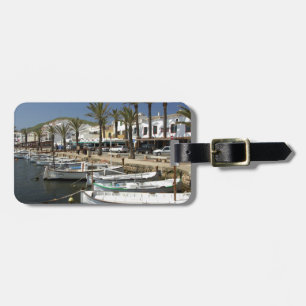 Europa, Spanien, Minorka (även Menorca). Fiske Bagagebricka