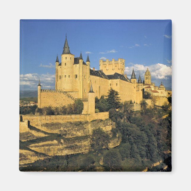 Europa, Spanien, Segovia. Den påtvingande alkazare Magnet (Framsidan)