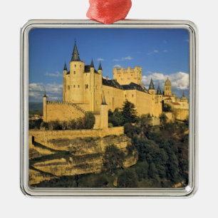 Europa, Spanien, Segovia. Det imponerande Alcazar, Julgransprydnad Metall