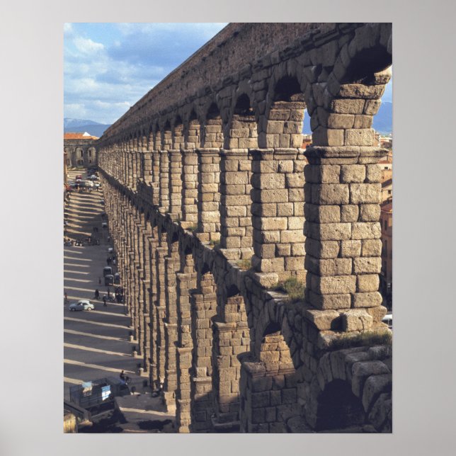 Europa, Spanien, Segovia. Sena ljusgastor Poster (Framsidan)