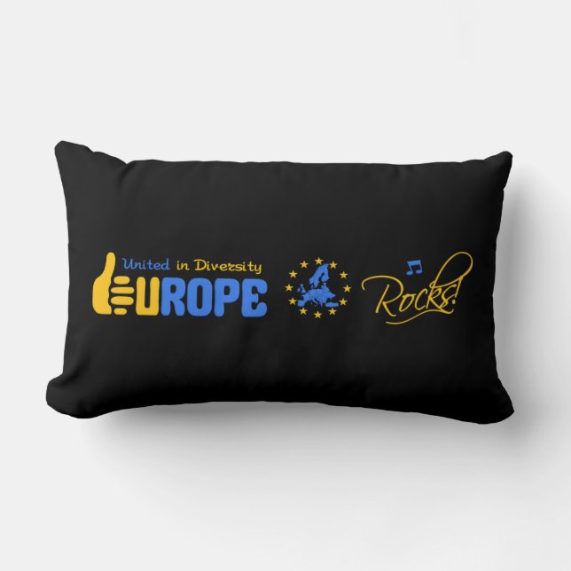 EUROPA STEN ANPASSNINGSBAR DEKORATIV KUDDE (Framsida)
