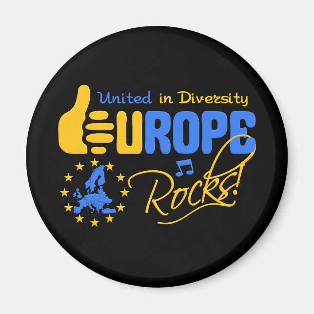 Europa Sten! Magnet (Framsidan)
