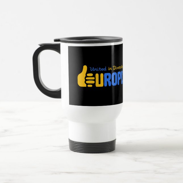 Europa Sten! mugg - välj stil och färg (Vänster)