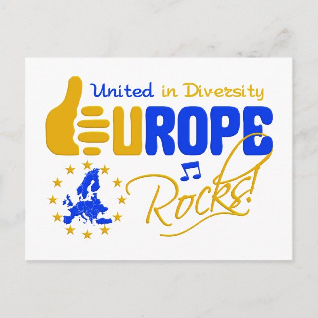 Europa Sten! Vykort (Framsida)