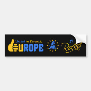 Europa stenar! bildekal