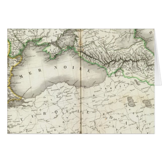 Europa sydöstra hälsningskort (Framsidan Horizontal)