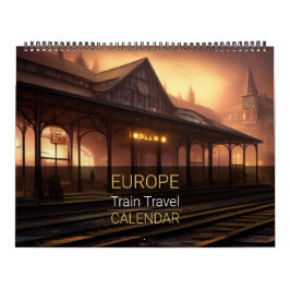 Europa Tåg resekalender Kalender