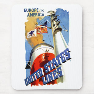 Europa till Amerika ~-United States linjer Musmatta