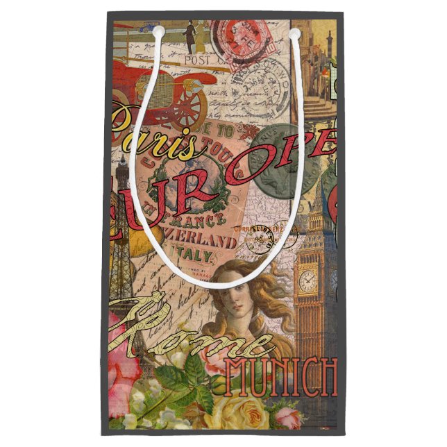 Europa Travel Vintage European Paris Frankrike Art (Framsidan)