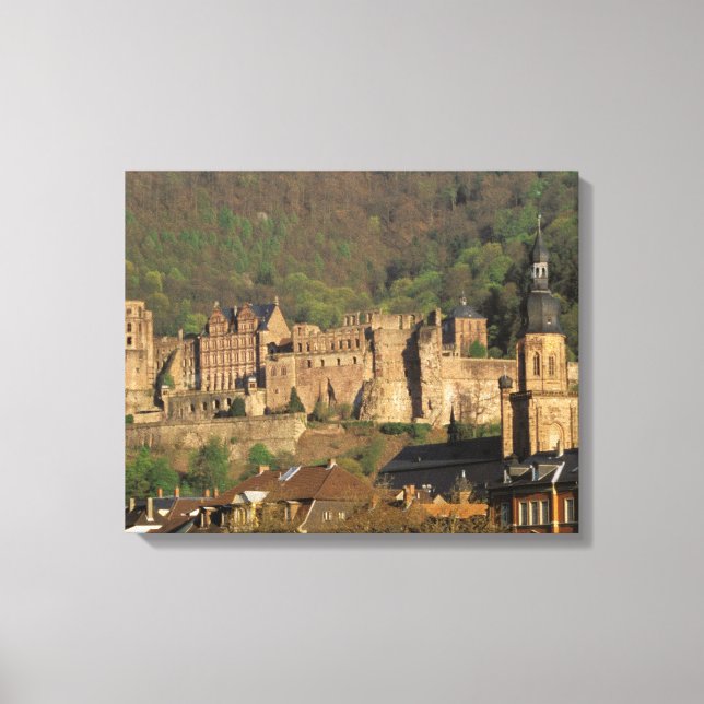 Europa, Tyskland, Heidelberg. Slott Canvastryck (Framsida)