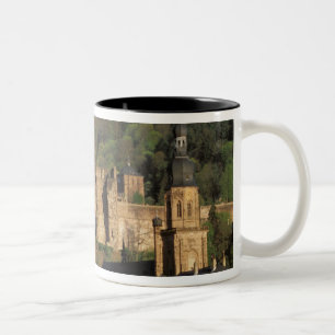 Europa, Tyskland, Heidelberg. Slott Två-Tonad Mugg