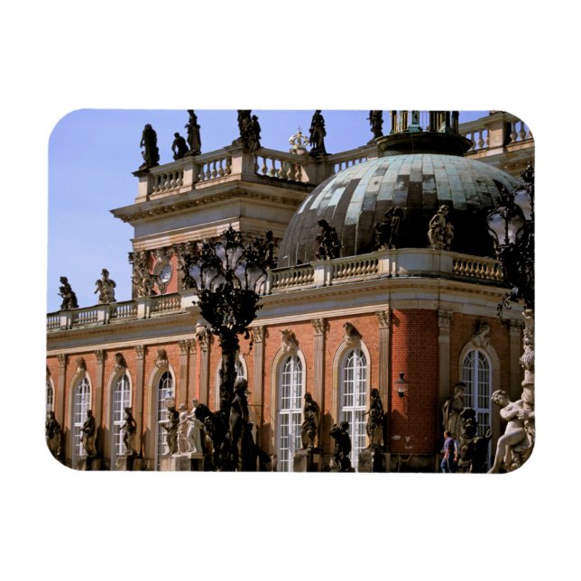 Europa, Tyskland, Potsdam. Parc Sanssouci, Neues Magnet (Horisontell)