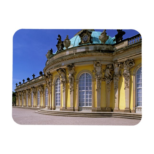 Europa, Tyskland, Potsdam. Park Sanssouci, 3 Magnet (Horisontell)
