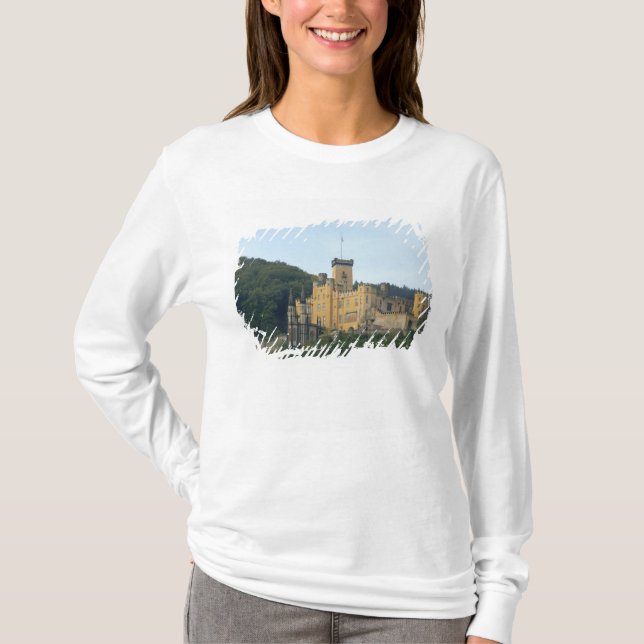 Europa, Tysklandare, nära Koblenz, Castle Schloss T Shirt (Framsida)
