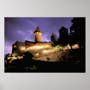 Europa, Tysklandare, Numberg, Imperial Castle Poster
