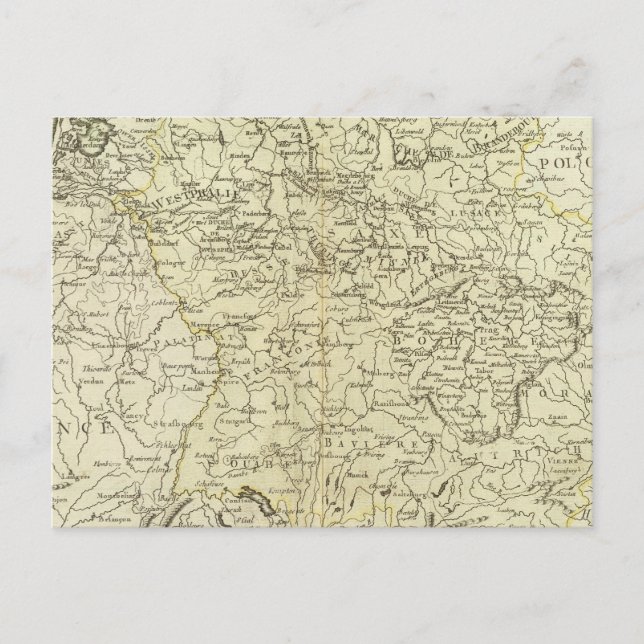 Europa, Tysklant, Österrike Vykort (Framsida)