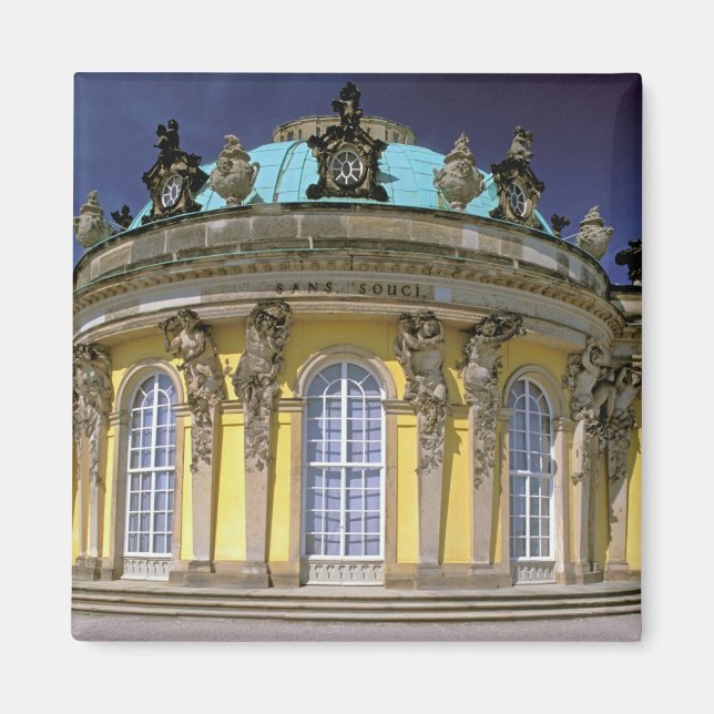 Europa, Tysklant, Potsdam. Park Sanssouci, 2 Magnet (Framsidan)
