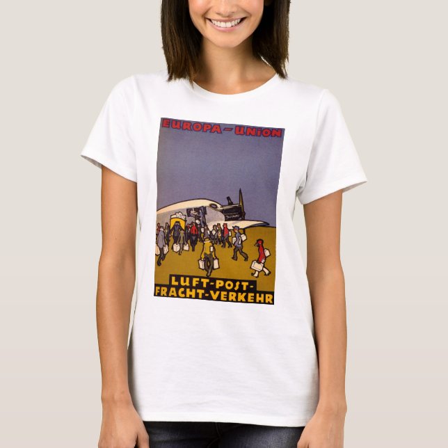 Europa-Union Luft Post Tee (Framsida)