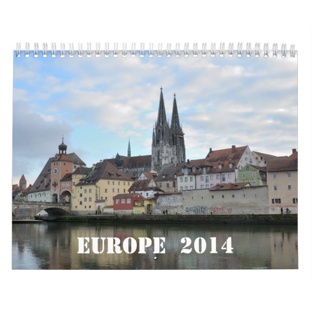 Europa väggkalender 2014 kalender (Omslag)