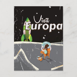 Europa vintage resor poster vykort