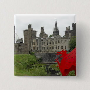 Europa, Wales, Cardiff. Cardiff Castle. Walisisk 2 Knapp