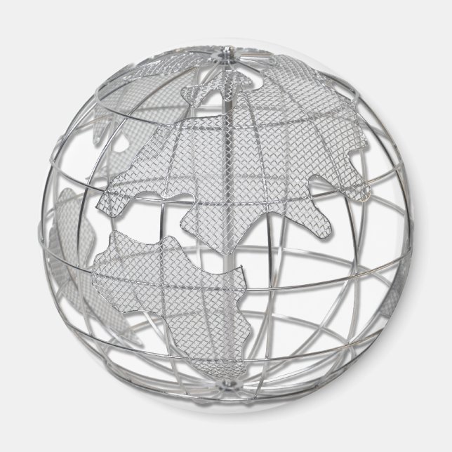 EuropaAfrikaGlobe Magnet (Framsidan)