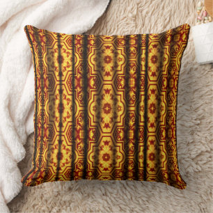 Europadomstolen Baroque Geometric Blommigt Scoll Kudde