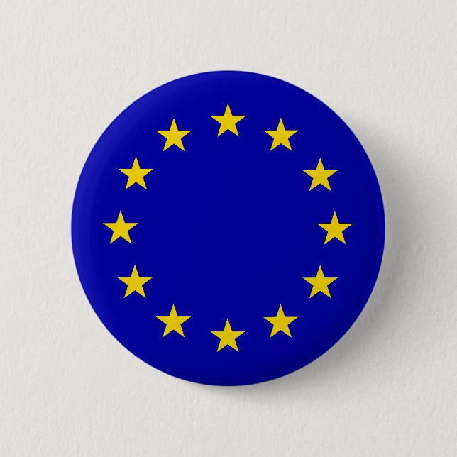 Europaflagga Knapp (Framsida)