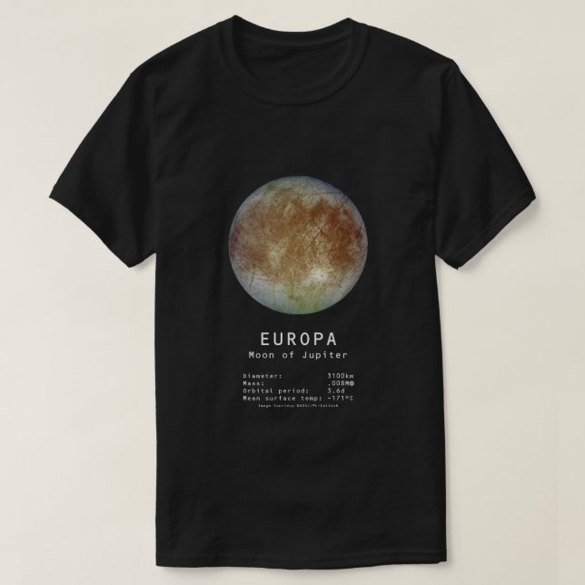EuropamåneT-tröja Tee Shirt (Design framsida)