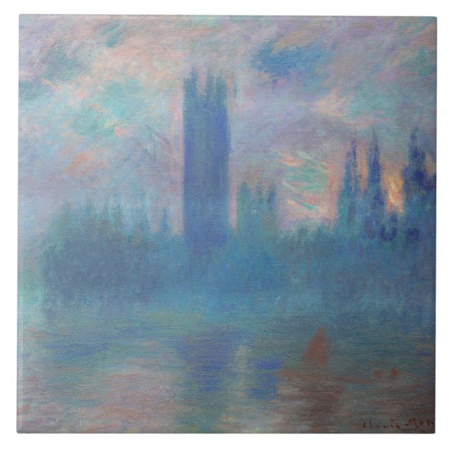 Europaparlamentets hus (London), Monet Kakelplatta (Framsidan)